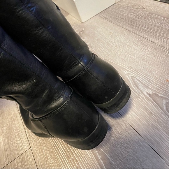 Tommy Hilfiger Shyanne Equestrian Tall Knee High Two Tone Riding Boots Size 7.5 - Picture 6 of 14